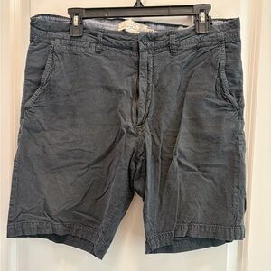 H&M Men's Charcoal Flat Front Shorts